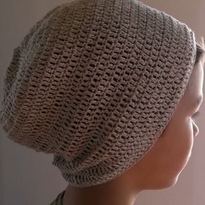 linen knit cap